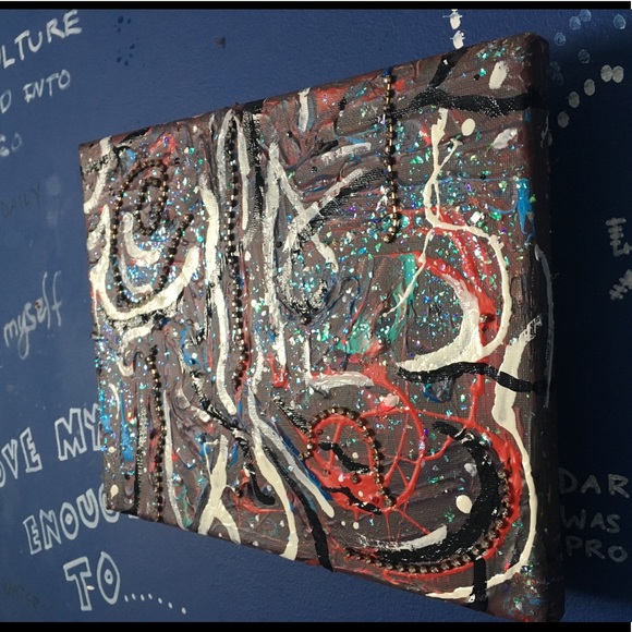 A Valorous Original Acrylic Painting - Picture 4 of 4